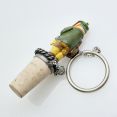 Vintage Painted Metal Fishing Angling Angler Bottle Stopper Fisherman (#61863) 4