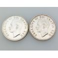 2x 1949 Canada Silver Dollar Coins (#61872) 4