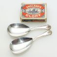 Pair Of Caddy Spoons -  Cooper Bros - Silver Plated Epns - Vintage (#61938) 4