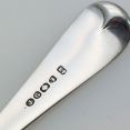 Old English Pattern Marrow Scoop - Antique Silver Plated (#99471) 3