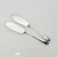 2x Matching Pattern Butter Spreaders - Silver Plated Epns - Antique (#99489) 2