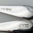 2x Matching Pattern Butter Spreaders - Silver Plated Epns - Antique (#99489) 3
