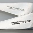 Gadroon Pattern - Pair Of Berry Bowl Serving Spoons John Batt Epns Silver Plated (#99491) 3