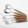 Mid Century Modern Swedish Teak & Steel 6 Pieces Vintage Cutlery Sweden (#99539) 2