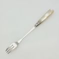 Queen Victoria Jubilee 1897 Mother Of Pearl Silver Plated Pickle Fork (#99553) 3