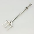 Antique Larger Pickle Grabber Push Action Registered 1910 Silver Plated (#99555) 3