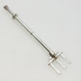 Antique Larger Pickle Grabber Push Action Registered 1910 Silver Plated (#99555) 4