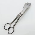 Victorian Candle Scissors With Collecting Pan Steel Antique (#99556) 2