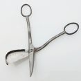 Victorian Candle Scissors With Collecting Pan Steel Antique (#99556) 3
