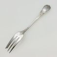 Christofle Marly Long Cake Fork - Silver Plated - Antique (#99558) 2