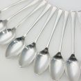 Harley Pattern - Garrard & Co - 9x Tea Spoons - Silver Plated Epns Vintage (#99575) 4