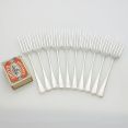 Harley Pattern - 10x Pudding / Fruit Forks Silver Plated Vintage Sheffield Epns (#99582) 4