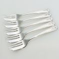 Dorchester Plate Cake Forks X5 - 1937 Coronation Silver Plated Epns (#99583) 4