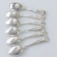 Kings Pattern - 6x Tea Spoons - Silver Plated Epns A1 Sheffield (#99622) 2