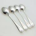 Old English Pattern - Set Of 4 Dessert Spoons - Silver Plated Epns Hb&h (#99635) 2