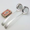 Pair Of Walker & Hall Toddy Ladles - Silver Plated - 1884 Victorian Antique (#99656) 2