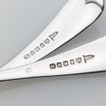 Pair Of Walker & Hall Toddy Ladles - Silver Plated - 1884 Victorian Antique (#99656) 4