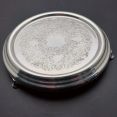 Silver Plated Chased Tea Pot Stand - Haddon Hall - Vintage (#99705) 4