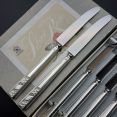 Viners Silver Rose Set Of 6 Dinner Knives Original Box Plated Vintage (#99726) 2