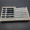 Viners Silver Rose Set Of 6 Dinner Knives Original Box Plated Vintage (#99726) 3