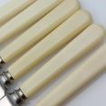 Southern & Richardson Faux Bone Handled Side Dessert Knives Vintage Cutlery (#99758) 3