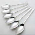Smith Seymour Ess Ess Kenilworth 6x Dessert Spoons Epns Silver Plated (#99886) 4