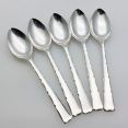 Smith Seymour Ess Ess Kenilworth 5x Tea Spoons Epns Silver Plated (#99890) 4