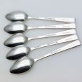 Smith Seymour Ess Ess Kenilworth 5x Coffee Spoons Epns Silver Plated (#99891) 2