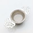 Silver Plated Tea Strainer And Stand - Csg - Vintage (#99923) 2