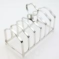 Large 7 Bar Toast Rack - Silver Plated Epns - Vintage (#99933) 4