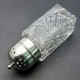 Vintage Hobnail Pressed Glass Silver Plated Sugar Castor (#99956) 3