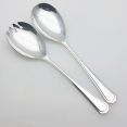 Grecian Pattern Pair Of Salad Servers Silver Plated Epns A1 Sheffield (#99982) 4