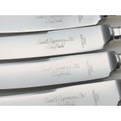 Kings Pattern - Set Of 8 Side Dessert Knives Silver Plated Handles Cutlery (#100268) 2