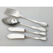 Wm A Rogers Oneida Old South Pattern Tomato Servers And Spreaders Silver Plated (#100447) 2