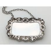 Sterling Silver Sherry Decanter Label Birmingham 1985 (#100693) 3