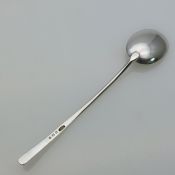 Sterling Silver Slender Handle Jam / Honey Spoon Birmingham 1909 Antique (#61849) 2