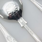 Kings Pattern Set Of 6 Soup Spoons Epns A1 Silver Plated Vintage (#61927) 3