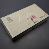 Viners Silver Rose Set Of 6 Dinner Forks Original Box Plated Vintage (#99725) 3