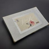 Viners Silver Rose Set Of 6 Dessert Knives Original Box Plated Vintage (#99727) 3