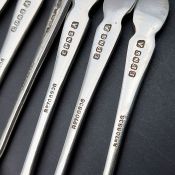 Lovely Set Of 6 Cake Forks - 1924 Design - Silver Plated Epns (#99791) 3