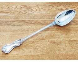 Superb Victorian Large Gravy / Basting Spoon - Silver Plated Antique (#100057)