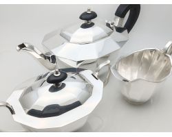 Splendid 3 Piece Teaset - James Dixon Silver Plated C. 1930 - Vintage (#100060)