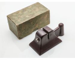 Vintage Rotary Bakelite Knife Sharpener In Original Box - Kitchenalia (#100081)