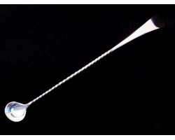 Superb Very Long Length Master Salt Spoon Silver Plated Hutton Antique (#100200)