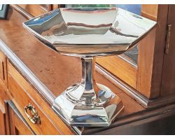 Art Deco Period Walker & Hall Tazza Fruit Bowl 1936 - Vintage (#100210)