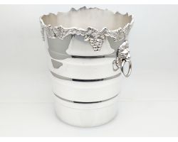 Gorgeous Wine Champagne Bucket - Lion Mask & Grapevine Silver Plated Viners (#100221)
