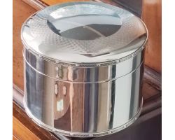 Splendid Hukin & Heath Biscuit Box - Silver Plated C. 1930 (#100248)