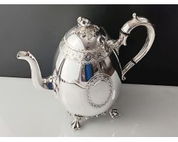 Gorgeous Victorian Silver Plated Coffee Pot Sheffield (#100265)