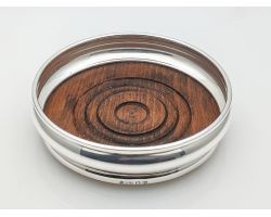 Sterling Silver Wine Bottle Coaster London 1973 (#100314)