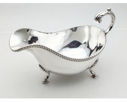 Barker Ellis Silver Plated Gravy Sauce Boat Jug - Vintage (#100457)
